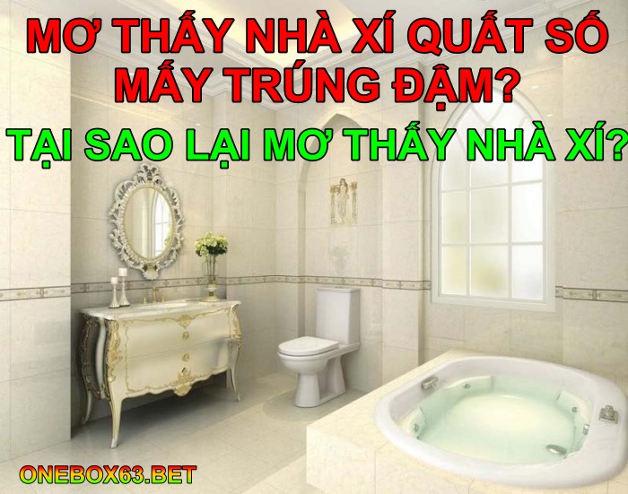 Đánh số mấy khi mơ thấy nhà xí hay mơ thấy nhà vệ sinh?