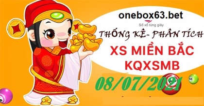 Xổ số miền bắc onebox63 08/07/2021 