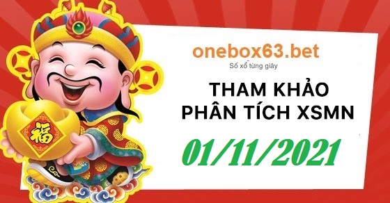 Soi cầu XSMN 01/11/2021 tại onebox63.info