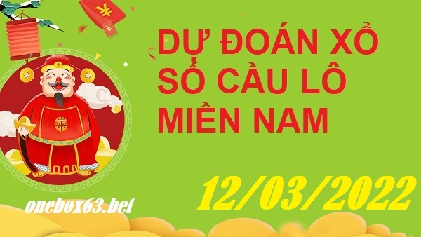 Soi cầu XSMN 12/3/2022 tại onebox63.info