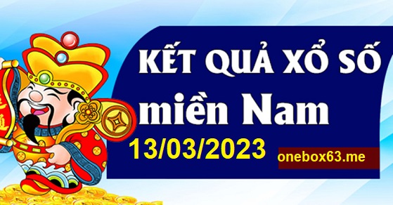 Soi cầu XSMN 13/3/23  tại Onebox63