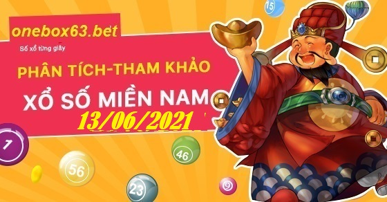 Soi cầu XSMN 13/6/2021 tại onebox63.info