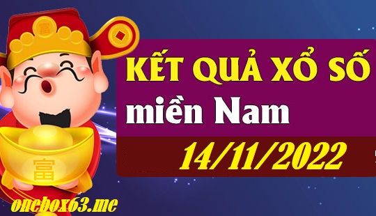 Soi cầu XSMN 14/11/22 tại Onebox63