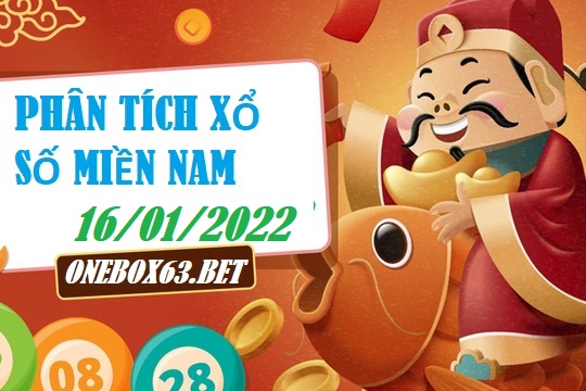 Soi cầu XSMN 16/1/2022 tại onebox63.info