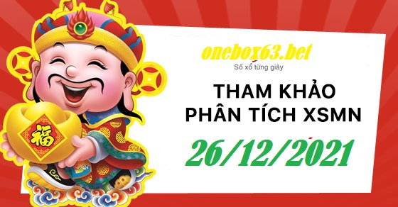 Soi cầu XSMN 26/12/2021 tại onebox63.info