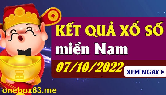 xổ số miền nam 7/10/22