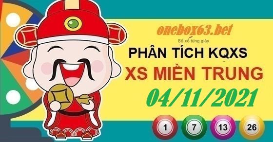  phân tích xổ số miền trung 04/11/2021