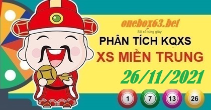 tham khảo soi cầu xổ số miền trung 26/11/21