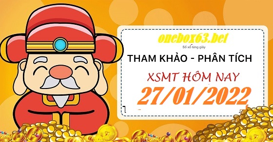 Soi cầu xsmt 27/01/2022 tại onebox63.info